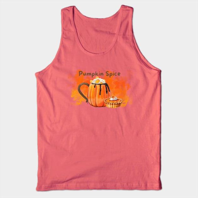 Pumpkin Spice Tank Top by Viper Unconvetional Concept